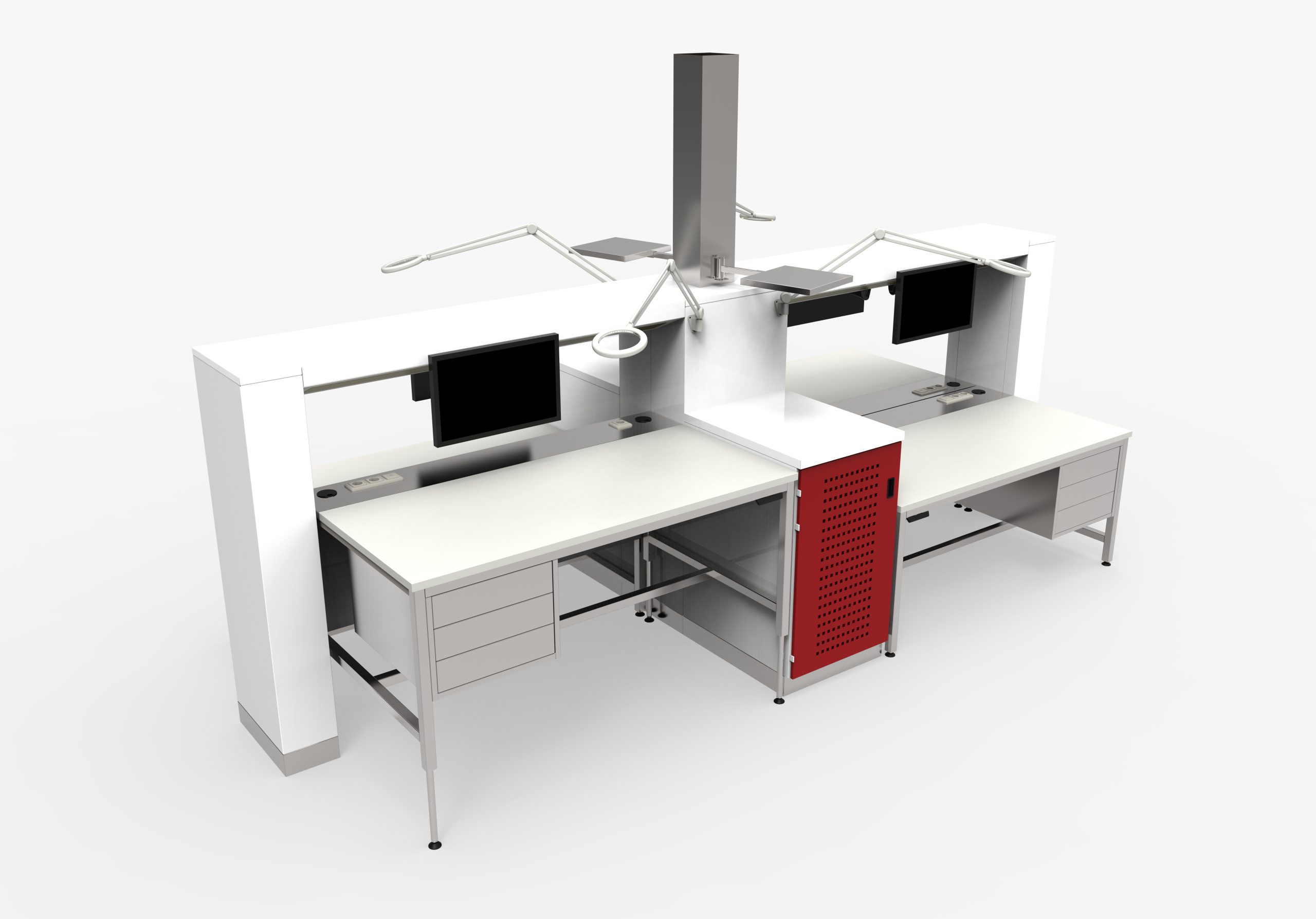 Elektronische verpakkingstafel CSA inspectie en verpakken