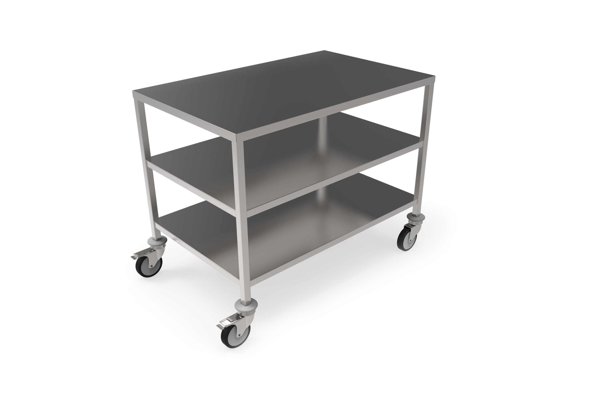 Open transportwagen voor intern transport of tijdelijke opslag