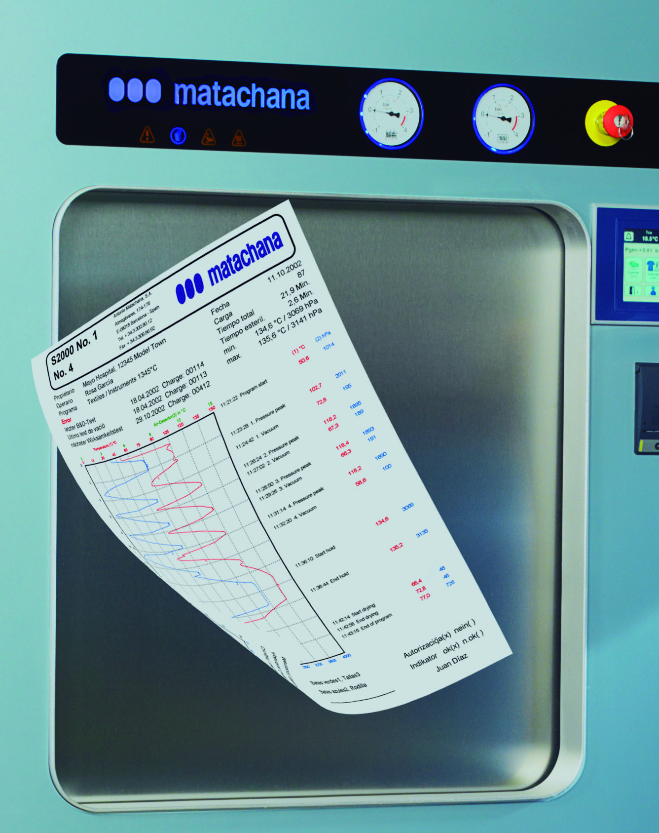 Matachana S1000 serie rapportage