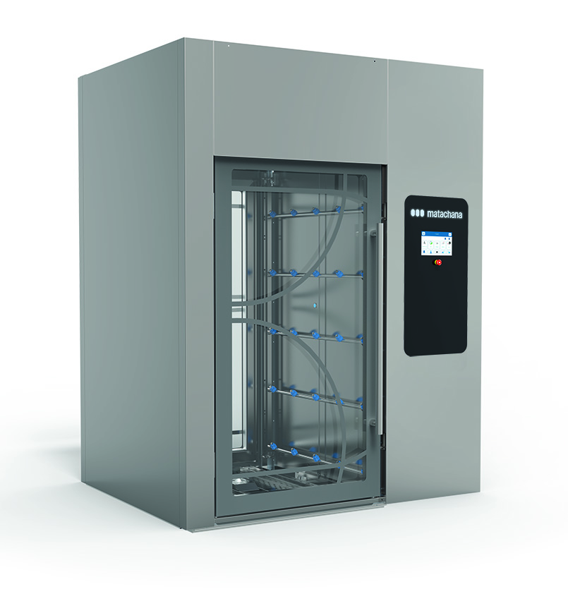 De MAT LD2000 karrenwasmachine is speciaal ontworpen voor de reiniging en desinfectie van karren en bakken.