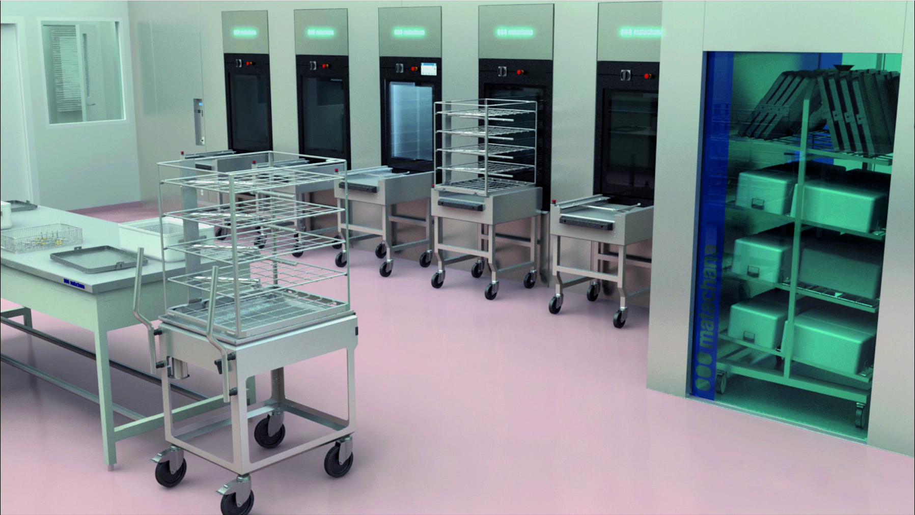 Handmatige en automatische trolleys