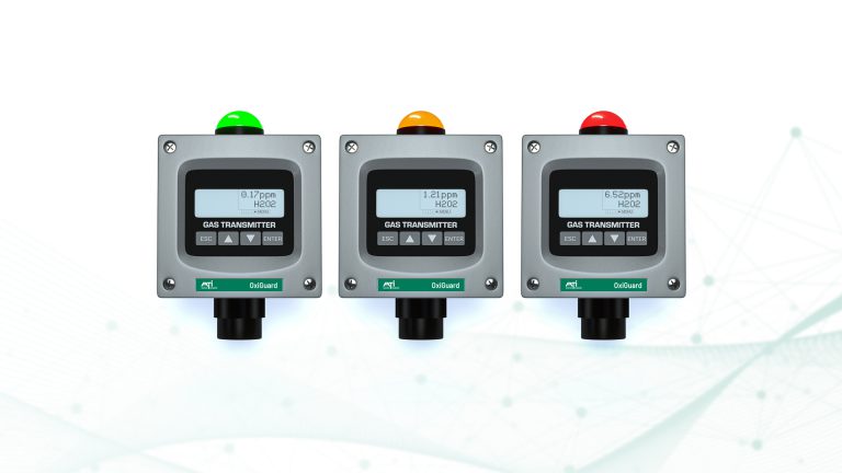 Sensor meet en detecteert concentratie van betreffende chemiesoort in ruimte